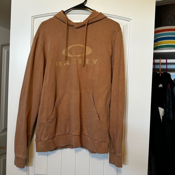 Oakley Tops Oakley Pastel Orange Hoodie Poshmark